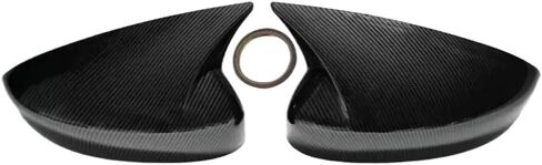 2pcs Carbon Fiber Pattern Rearview Side Mirror Cover Caps Compatible with CX5 CX-5 2017-2023 in Saudi Arabia