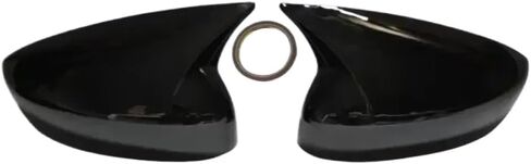 2pcs Carbon Fiber Pattern Rearview Side Mirror Cover Caps Compatible with CX5 CX-5 2017-2023 in Saudi Arabia