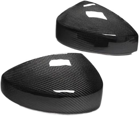 Carbon Fiber Rearview Mirror Cover Gloss Black Compatible with 350Z 2003-2006 in Saudi Arabia