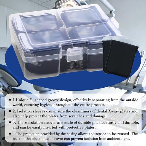 Dental X-Ray Barrier Envelopes Sleeve Disposable Protective Sleeves 31 * 41mm Sensor Cover Bag for Digital Phosphor Plate Imaging Sensor Supplies 500Pcs(Size2) in Kuwait