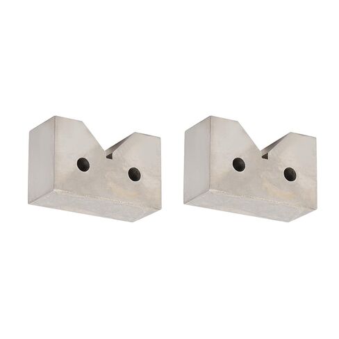 Matched Pair 2" x 1-1/4" x 3/4" Cast Iron V-Block Set - Machinist Grade Tooling for Milling, Inspection, Layout in Saudi Arabia