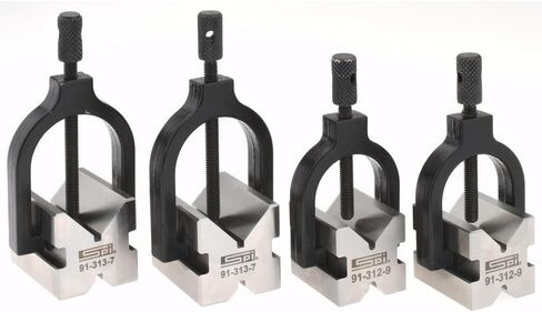SPI 91-305-3 مجموعة V-Block: زوجان مع مشابك: زوج 1 بوصة وزوج 1-1/2 بوصة in Saudi Arabia