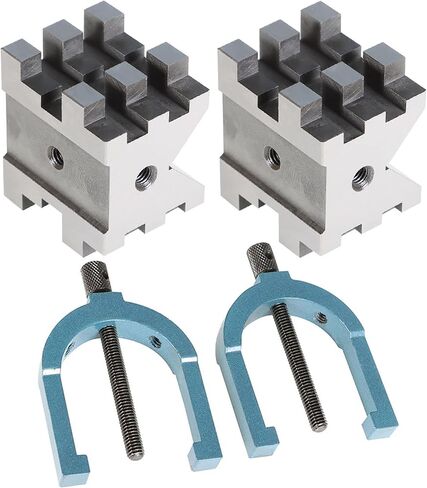 V-Block Clamp Set 2-3/8in L x 2-3/4in W x 2in H Multi Purpose in Saudi Arabia