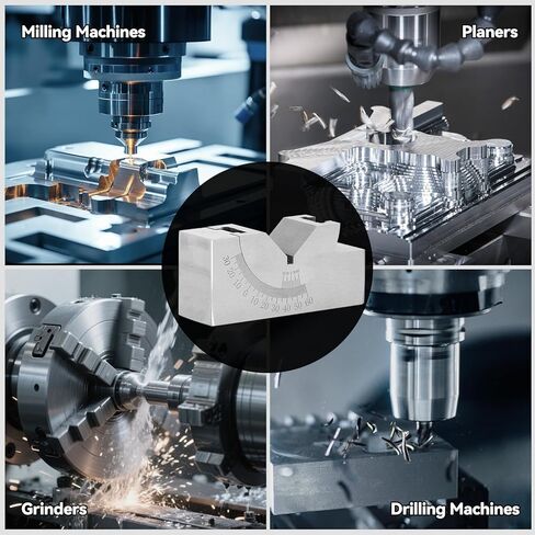 Micro Adjustable Angle Gauge Angle V Block V Block Milling Lathe Alloy Steel High Accuracy for Milling Machine in Saudi Arabia