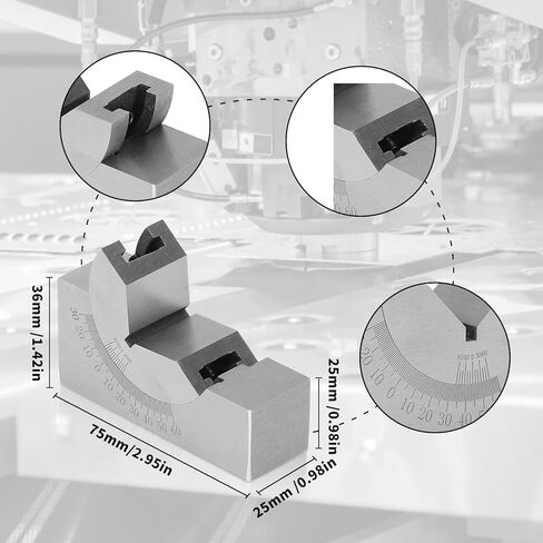 Micro Adjustable Angle Gauge Angle V Block V Block Milling Lathe Alloy Steel High Accuracy for Milling Machine in Saudi Arabia