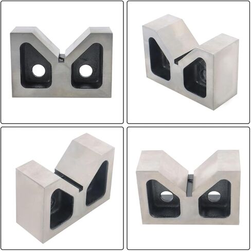 1 Pair of 4" x 1-5/8" x 2-5/8" 90 Degree Cast V-Blocks V-Block Ground in Kuwait