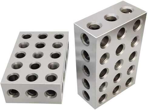 2-4-6 Precision Matched Pair 23 Holes Blocks Set Ultra Precision 0.0003" in Kuwait