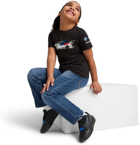 تي شيرت Puma للجنسين للأطفال BMW M Motorsport، Puma Black SS25، 4T in Saudi Arabia