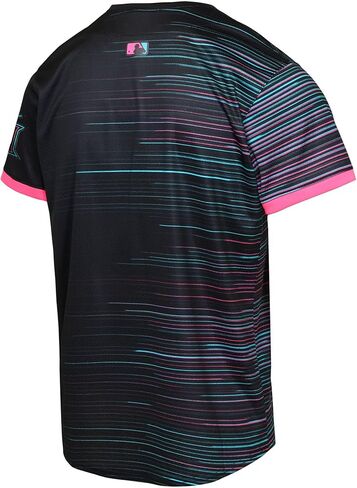 قميص جيرسي فارغ من Outerstuff MLB Miami Marlins للأطفال الصغار 12M-4T Black City Connect in Saudi Arabia