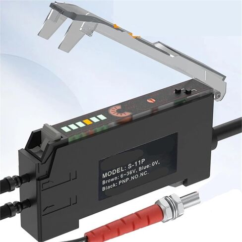Economic Type Potentiometer Adjustment Fiber Amplifier NPN PNP 12-24VDC E3X-NA11 E3X-NA41 Fiber Sensor(S-11 NPN.NO.NC) in Saudi Arabia