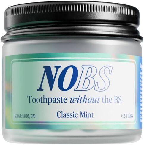 أقراص معجون الأسنان NOBS (بدون أشياء سيئة) - نانو هيدروكسيباتيت، خالية من الفلورايد والبلاستيك، صديقة للبيئة والسفر - إعادة المعادن مع NHA (3 أشهر) in Kuwait