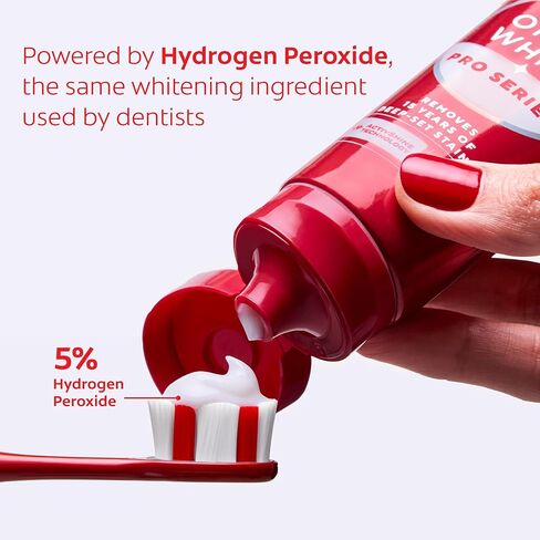 Colgate Optic White Pro Series High Impact White, 3 Pack, Teeth Whitening Toothpaste with 5% Hydrogen Peroxide and ActivShine, Brilliant Mint Flavor, 3.0 OZ in Kuwait