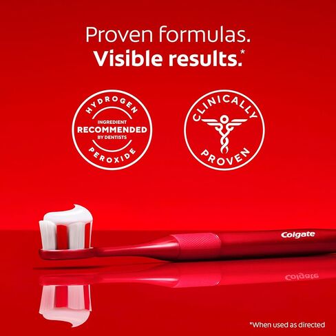 Colgate Optic White Pro Series High Impact White, 3 Pack, Teeth Whitening Toothpaste with 5% Hydrogen Peroxide and ActivShine, Brilliant Mint Flavor, 3.0 OZ in Kuwait