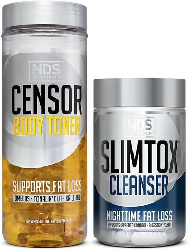 Censor NDS Nutrition Slim-Tox - فقدان الدهون الشامل وتنعيم الجسم ودعم الصحة in Kuwait