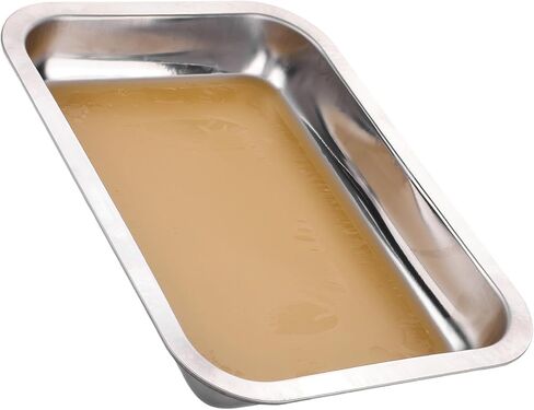 Stainless Steel Dissection Tray with Wax Pan, Biological Laboratory Organizer Tray, Lab Dissection Pan for Medical and Educational Use in Saudi Arabia