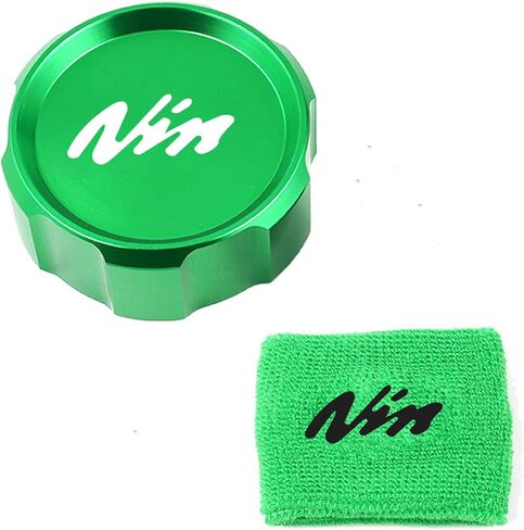 مناسب لـ Kawasaki Ninja 1000SX 2024 2023 Ninja 1000 ZX6R ZX636 ZX10R ZH2 CNC Motorcycle Front Frane Fluid Capoir Cover Cover Cover Cover (Green) in Saudi Arabia