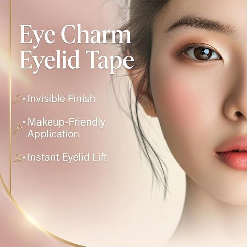 Magic Slim Double Eyelid Tape – Invisible Adhesive Strips for Hooded Monolid Correction – Authentic K-Beauty Tech Made in Korea 쌍꺼풀 테이프 (Double-Sided (Medium 4mm) - 180 Count) in Saudi Arabia