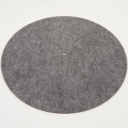 CRASPIRE 2Pcs Felt Turntable Mats Vinyl Record Pad Platter Mat 11.6 Inch Gray Anti Slip Anti Static Flat Round Disc Protective Wool Player Slipmat Mats for Damped Resonance Cleaner Audio Output Home in Kuwait