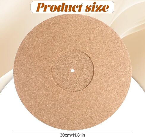 Cork Turntable Mat Record Player Mats Cork Record Mat in 12 Inch x 3 mm Cork-Slipmat for Turntable Reduce Noise in Kuwait