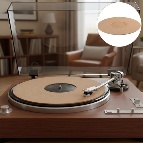 Cork Turntable Mat Record Player Mats Cork Record Mat in 12 Inch x 3 mm Cork-Slipmat for Turntable Reduce Noise in Kuwait