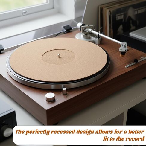 Cork Turntable Mat Record Player Mats Cork Record Mat in 12 Inch x 3 mm Cork-Slipmat for Turntable Reduce Noise in Kuwait