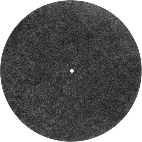 Turntable Record Player Mat 12 Inch Felt Slipmat Anti-Slip Anti-Static Protective Platter Mat Vinyl Records Pad for Home Record Players, Gray in Kuwait