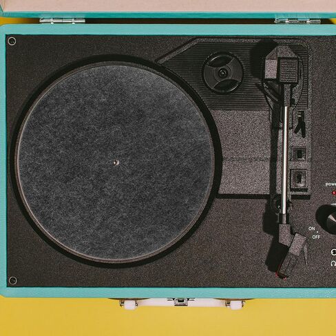 Turntable Record Player Mat 12 Inch Felt Slipmat Anti-Slip Anti-Static Protective Platter Mat Vinyl Records Pad for Home Record Players, Gray in Kuwait