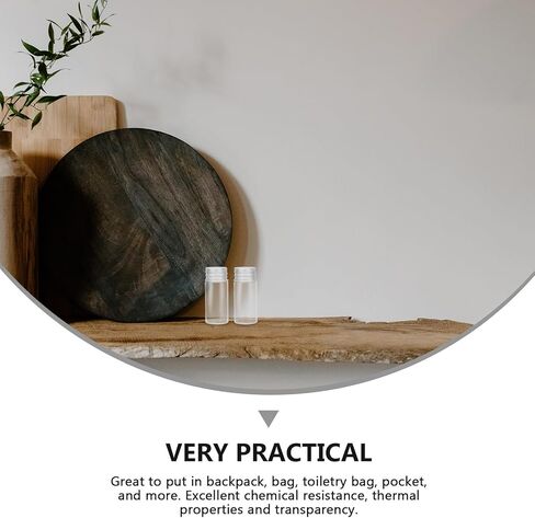 10 قطع من الزجاجات القابلة لإعادة الملء مع أغطية لولبية من الألومنيوم، حاويات الزيوت العطرية محكمة الغلق للسفر والأعمال وصالة الألعاب الرياضية وتخزين قوارير سائلة آمنة in Kuwait