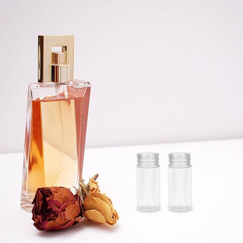 10Ml Medical-Grade Glass Screw-Top Bottles with Aluminum Caps, 10pcs Set Mini Cosmetic Dispensers and Lab Sample Vials for Essential Oils and Liquid Storage in Saudi Arabia
