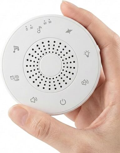White Noise Sound Machine for Sleep, Portable White Noise Sound Machine with 30 Soothing Sounds, 3 Timers, Night Light, Memory Function for Baby Registry, Adults, Kids, Travel, Home, Office in Saudi Arabia
