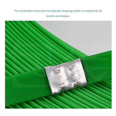 Packaging Strapping Seals Iron Sheet Strapping Clips PP Belt Buckles Heavy Duty Fastening for 12 16mm Packing Belt 1KG 260PCS in Saudi Arabia