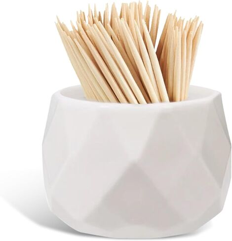 NIIIYTYB Cocktail Pick Holder Decorative Toothpick Dish and Holder Crystal Jug Toothpicks Container Cute Tooth Holder for Parties Weddings Get Togethers and Home Decor Elegant Toothpick Organizer in Saudi Arabia