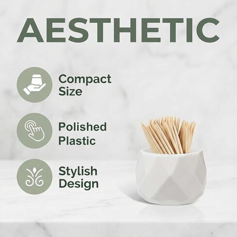 NIIIYTYB Cocktail Pick Holder Decorative Toothpick Dish and Holder Crystal Jug Toothpicks Container Cute Tooth Holder for Parties Weddings Get Togethers and Home Decor Elegant Toothpick Organizer in Saudi Arabia
