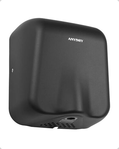 IronStorm Electric Hand Dryers for Bathrooms Commercial HEPA Filter High-Speed Matte Black Stainless Steel Cover AC 100–130 V~ in Kuwait