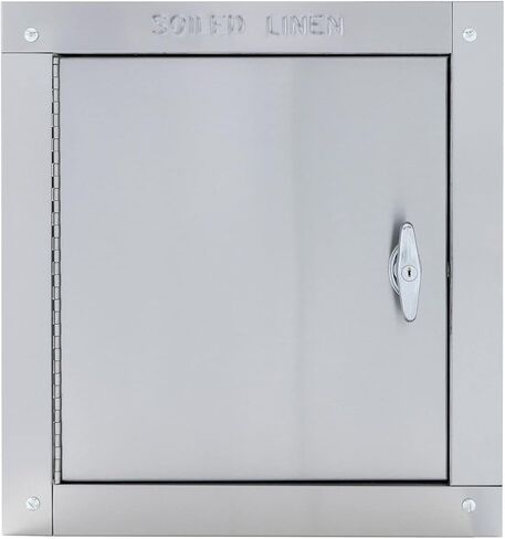 Oswald Supply Stainless Steel Linen Chute - Left Hinged, 20"(W) X20(H), T-Handle in Kuwait