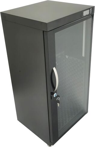 Musical Instrument Dry Cabinet, 35-60% RH Humidifying & Dehumidifying Smart Control for Guitar, Bass, Violin, with Digital Display & Key Lock, Professional Storage Case, 110V in Saudi Arabia