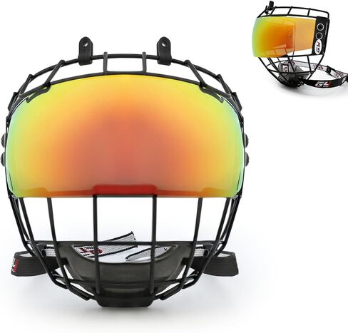 GY Hockey Helmet Cage & Face Shield Protector Combo Ice Hockey Full Face Shield Junior in Saudi Arabia