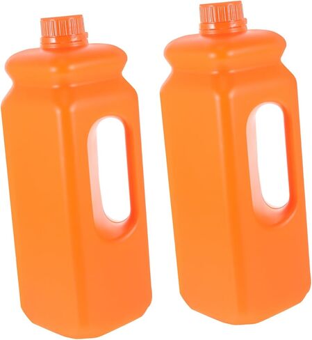 Alipis 2pcs Leak Plastic Jugs with Caps Reusable Beverage Containers for Home Laboratory and Chemical Use Easy Grip and Secure Sealing Storage Pitchers in Saudi Arabia