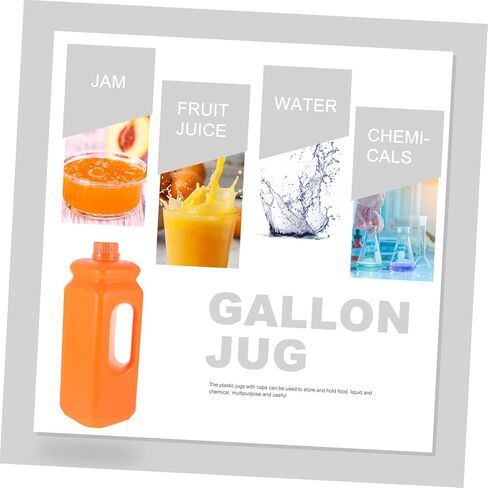 Alipis 2pcs Leak Plastic Jugs with Caps Reusable Beverage Containers for Home Laboratory and Chemical Use Easy Grip and Secure Sealing Storage Pitchers in Saudi Arabia