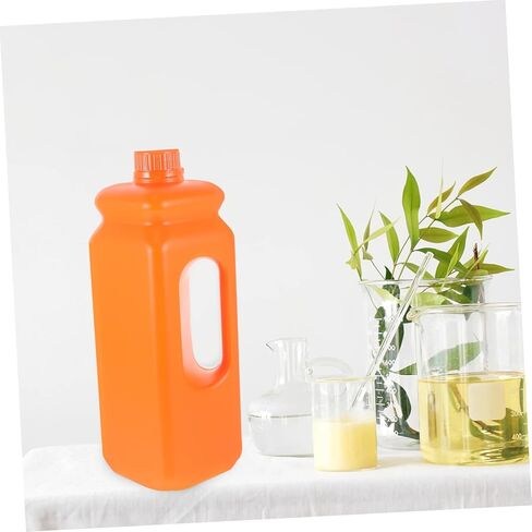 Alipis 2pcs Leak Plastic Jugs with Caps Reusable Beverage Containers for Home Laboratory and Chemical Use Easy Grip and Secure Sealing Storage Pitchers in Saudi Arabia