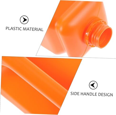 2pcs Leak Plastic Water Jug with Caps Reusable Storage Containers for Juice and Liquid Sealed Pitchers with Comfortable Grip for Home Lab and Chemical Use in Saudi Arabia