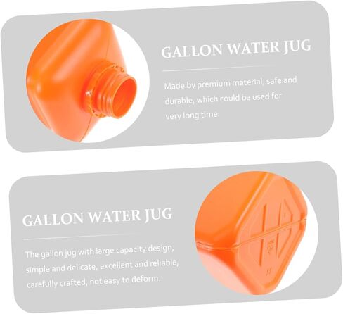 BESTYASH 2pcs Plastic Storage Jugs with Leak Sealing Caps Ergonomic Handle Water Containers for Laboratory Home Chemical Use Reusable Pitchers in Kuwait