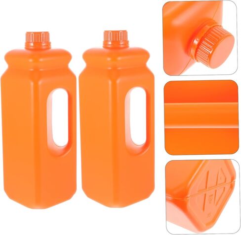 BESTYASH 2pcs Plastic Storage Jugs with Leak Sealing Caps Ergonomic Handle Water Containers for Laboratory Home Chemical Use Reusable Pitchers in Kuwait