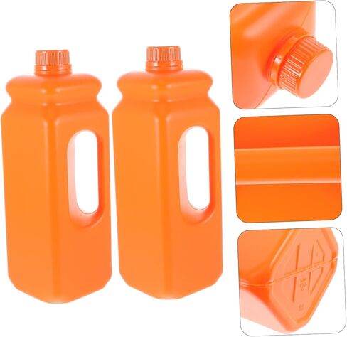 VALICLUD 2pcs Reusable Plastic Storage Jugs with Leak Caps Ergonomic Handle Pitchers for Food Liquid Chemical Storage Lightweight and Containers in Saudi Arabia