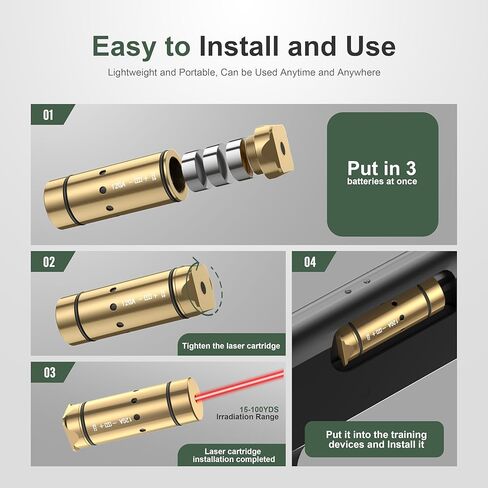 خرطوشة تدريب ليزر 12GA لنظام التدريب على الحرائق الجافة مع مجموعتين من البطاريات in Kuwait