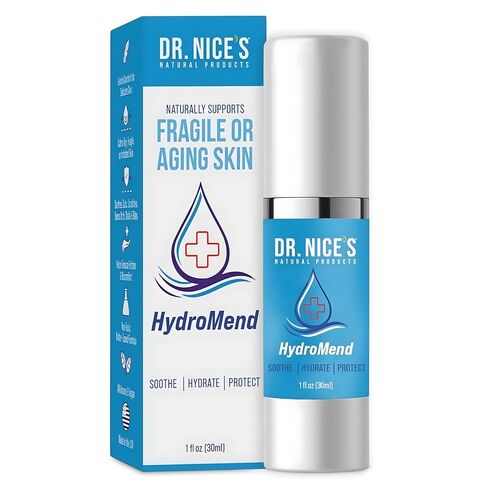 DR. NICE'S HydroMend for Seniors | for Chronic Wounds, Thin, Fragile or Dry Skin, Minor Cuts, Bumps and Bruises, Scrapes, Wounds, Chafe, Burns | Topical First-aid Hydrogel (30 ML) in Saudi Arabia