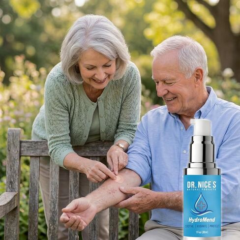 DR. NICE'S HydroMend for Seniors | for Chronic Wounds, Thin, Fragile or Dry Skin, Minor Cuts, Bumps and Bruises, Scrapes, Wounds, Chafe, Burns | Topical First-aid Hydrogel (30 ML) in Saudi Arabia