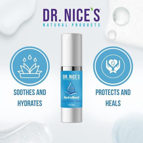 DR. NICE'S HydroMend for Seniors | for Chronic Wounds, Thin, Fragile or Dry Skin, Minor Cuts, Bumps and Bruises, Scrapes, Wounds, Chafe, Burns | Topical First-aid Hydrogel (30 ML) in Saudi Arabia