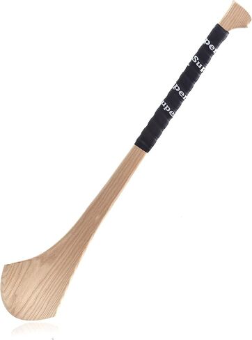 Smart & Sharp Traditional Hurling Stick, Ash Wood with Black Handle Cover, Handcrafted. 36 inches in Kuwait