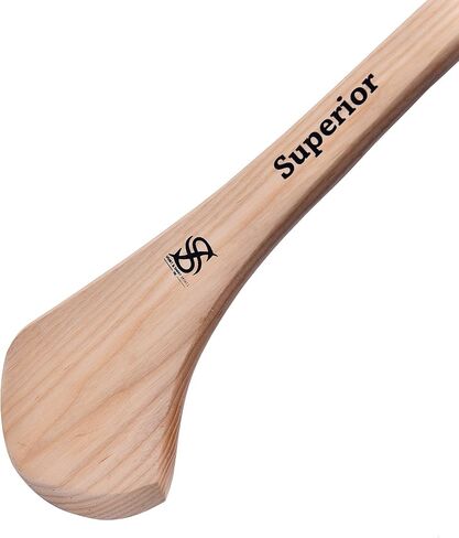 Smart & Sharp Traditional Hurling Stick, Ash Wood with Black Handle Cover, Handcrafted. 36 inches in Kuwait